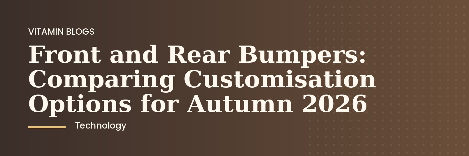 A selection of front and rear bumper styles for custom cars